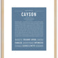 Cayson | Name Art Print