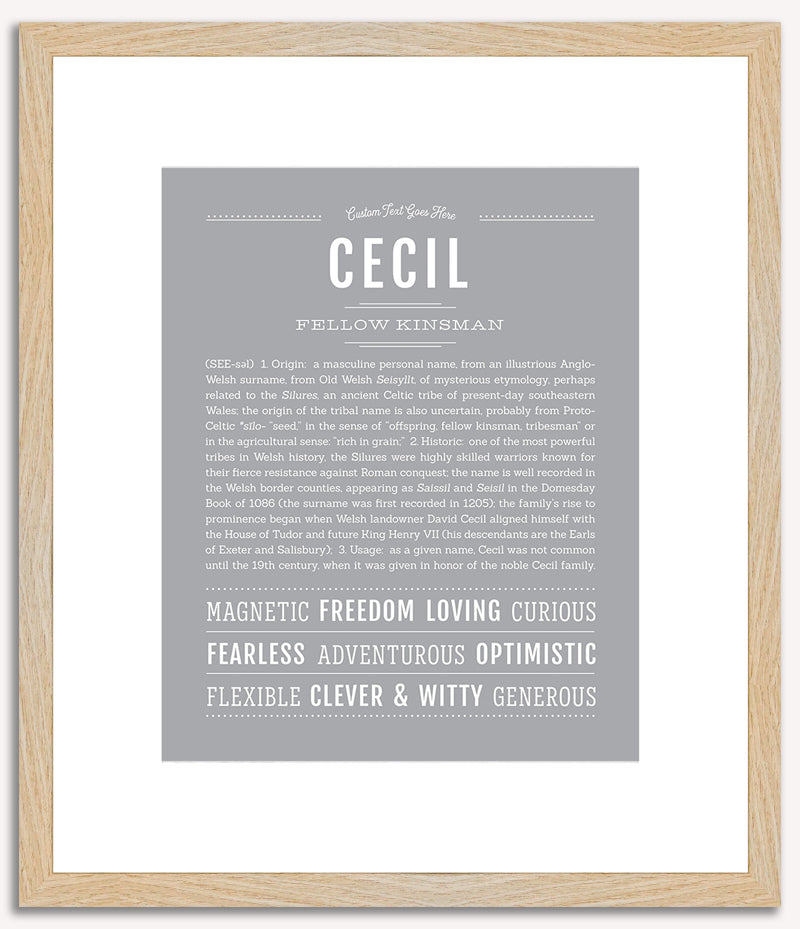 Cecil | Name Art Print