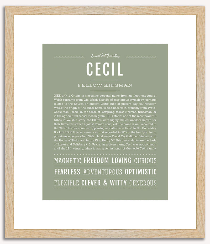 Cecil | Name Art Print