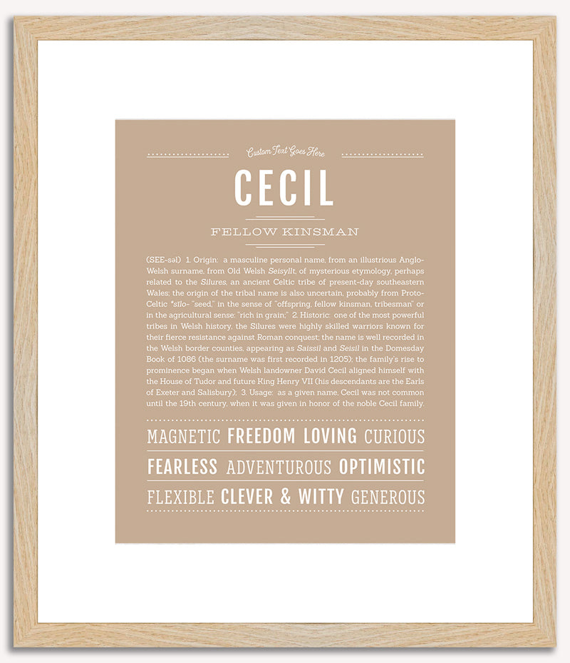 Cecil | Name Art Print