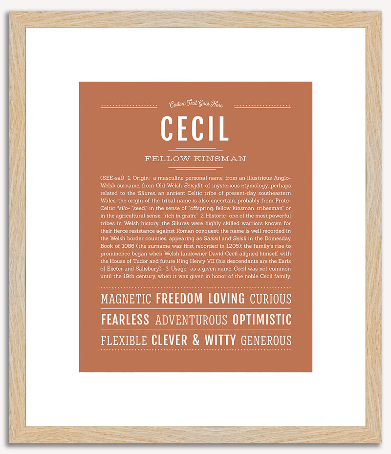 Cecil | Name Art Print