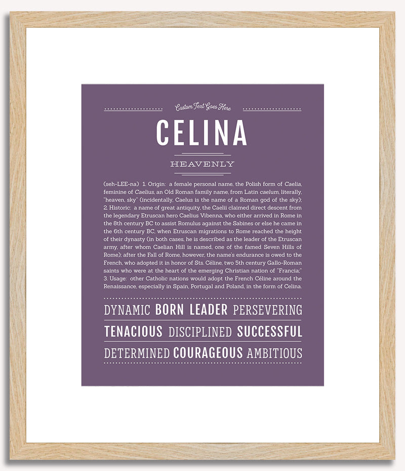 Celina | Name Art Print