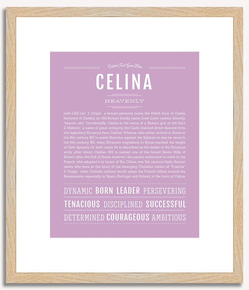 Celina | Name Art Print