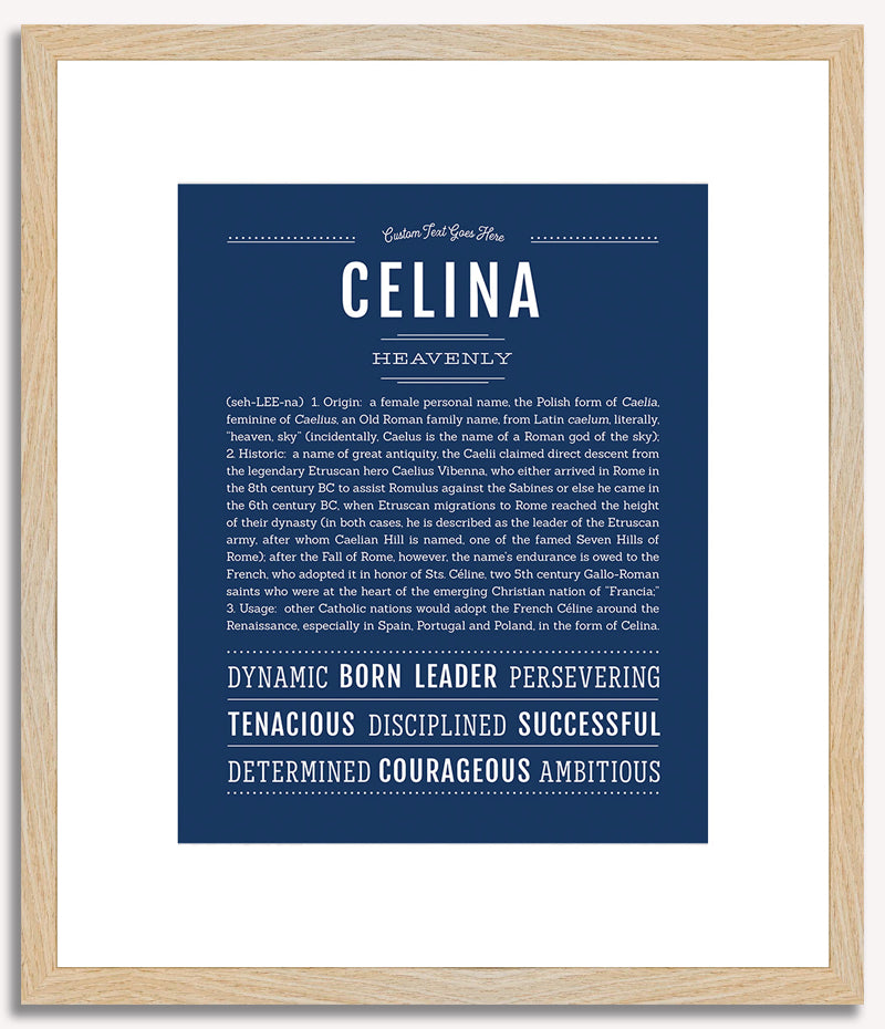 Celina | Name Art Print