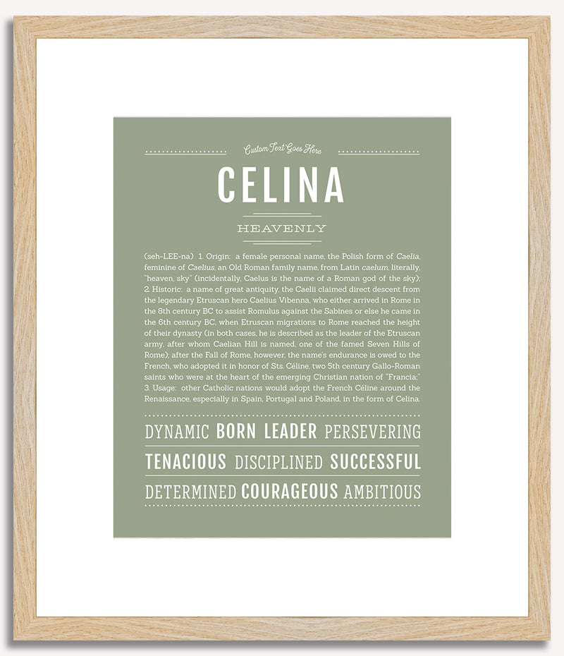 Celina | Name Art Print