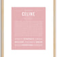 Celine | Name Art Print