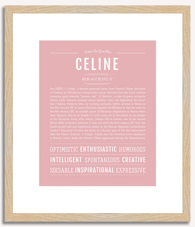 Celine | Name Art Print