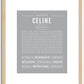 Celine | Name Art Print