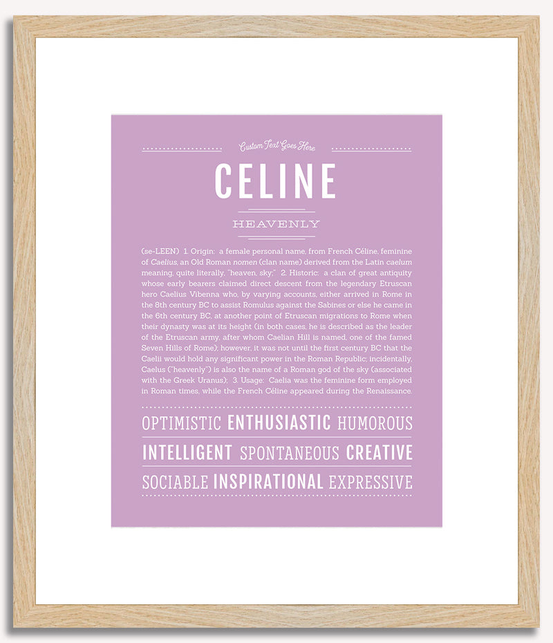 Celine | Name Art Print