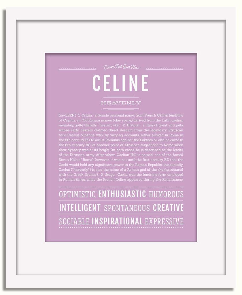 Frame Options | Lilac | White Frame, Matted