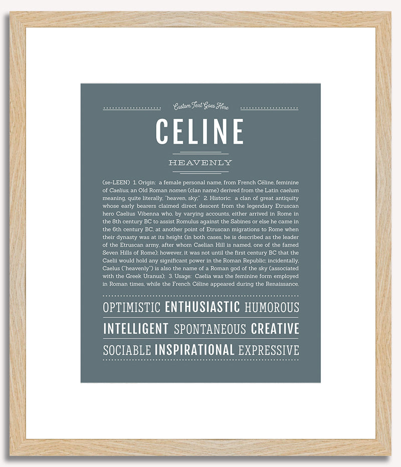 Celine | Name Art Print