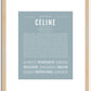 Celine | Name Art Print