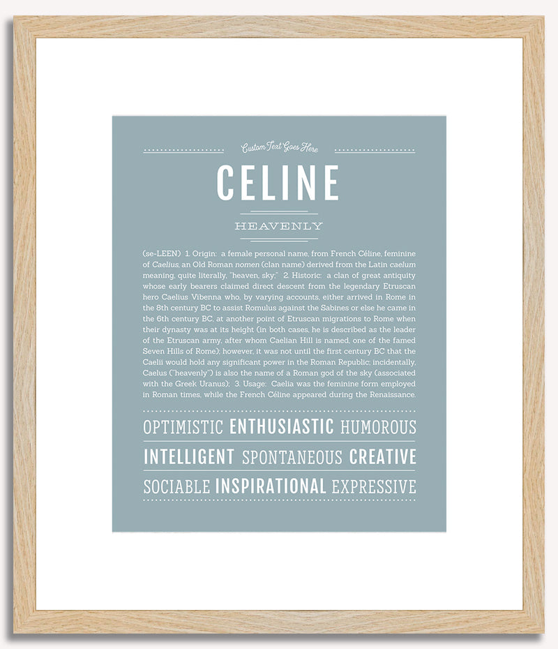 Celine | Name Art Print