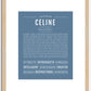 Celine | Name Art Print