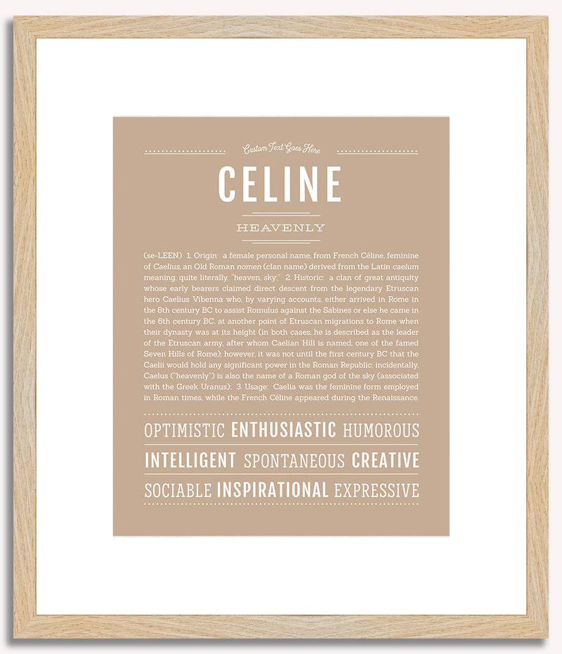 Celine | Name Art Print