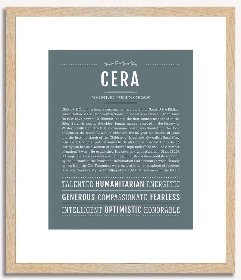 Cera | Name Art Print