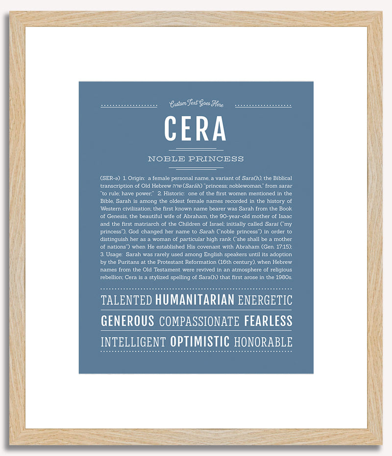 Cera | Name Art Print