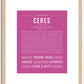 Ceres | Name Art Print