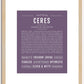 Ceres | Name Art Print