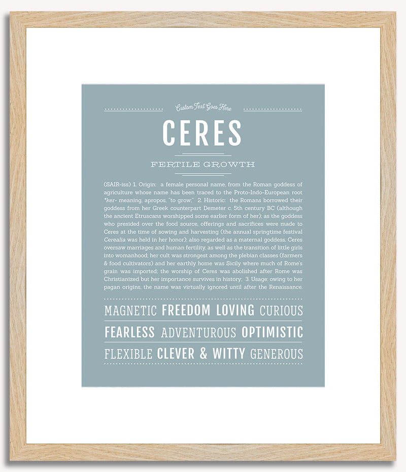 Ceres | Name Art Print