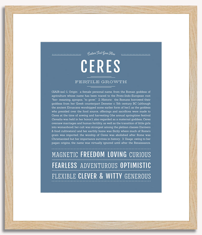 Ceres | Name Art Print