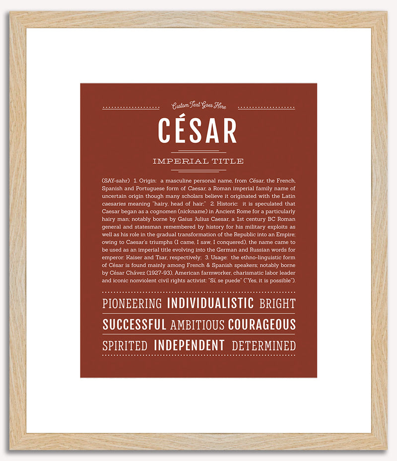 Cesar | Name Art Print