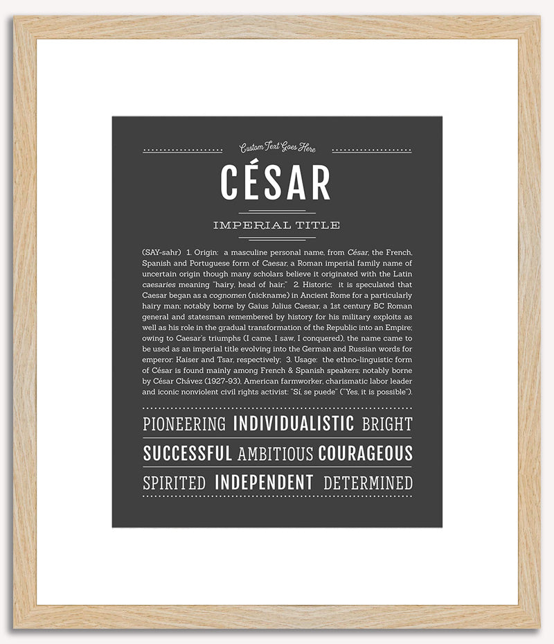 Cesar | Name Art Print