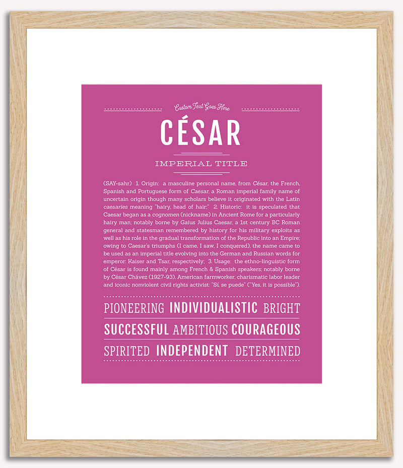 Cesar | Name Art Print