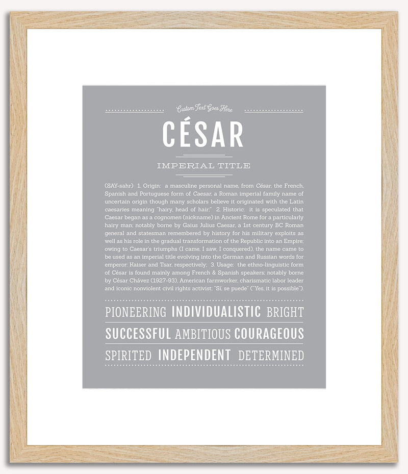 Cesar | Name Art Print