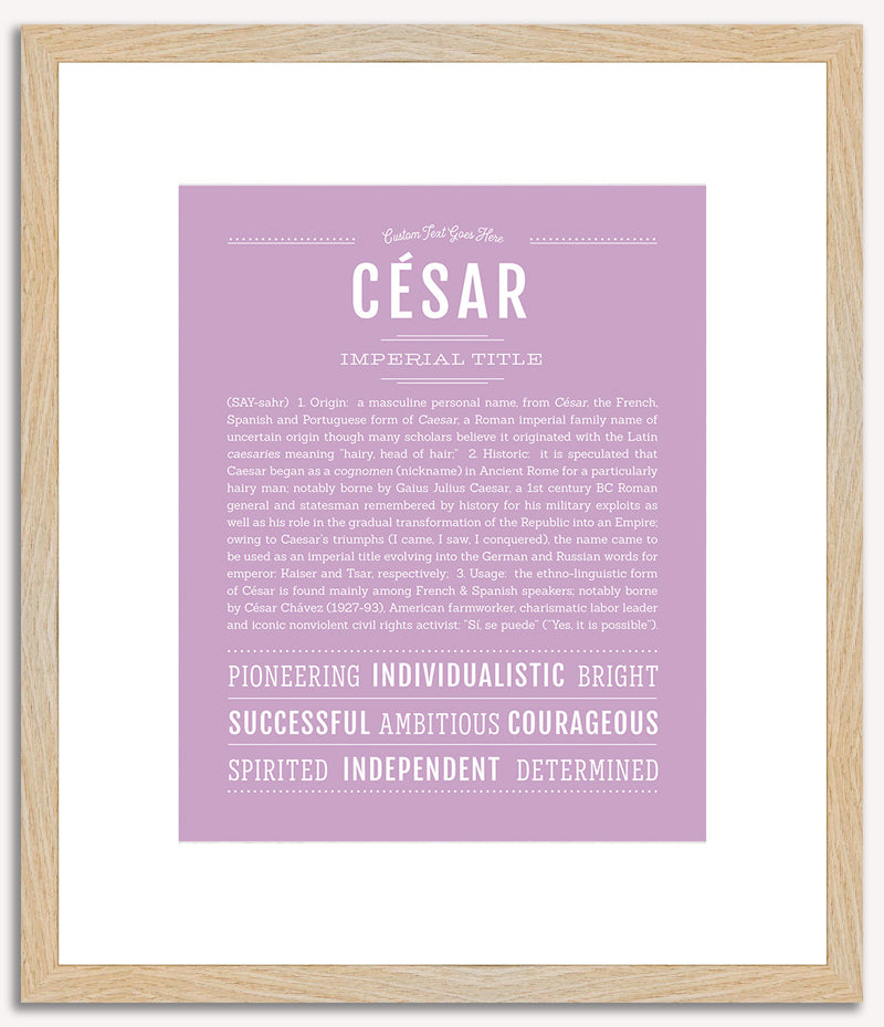 Cesar | Name Art Print