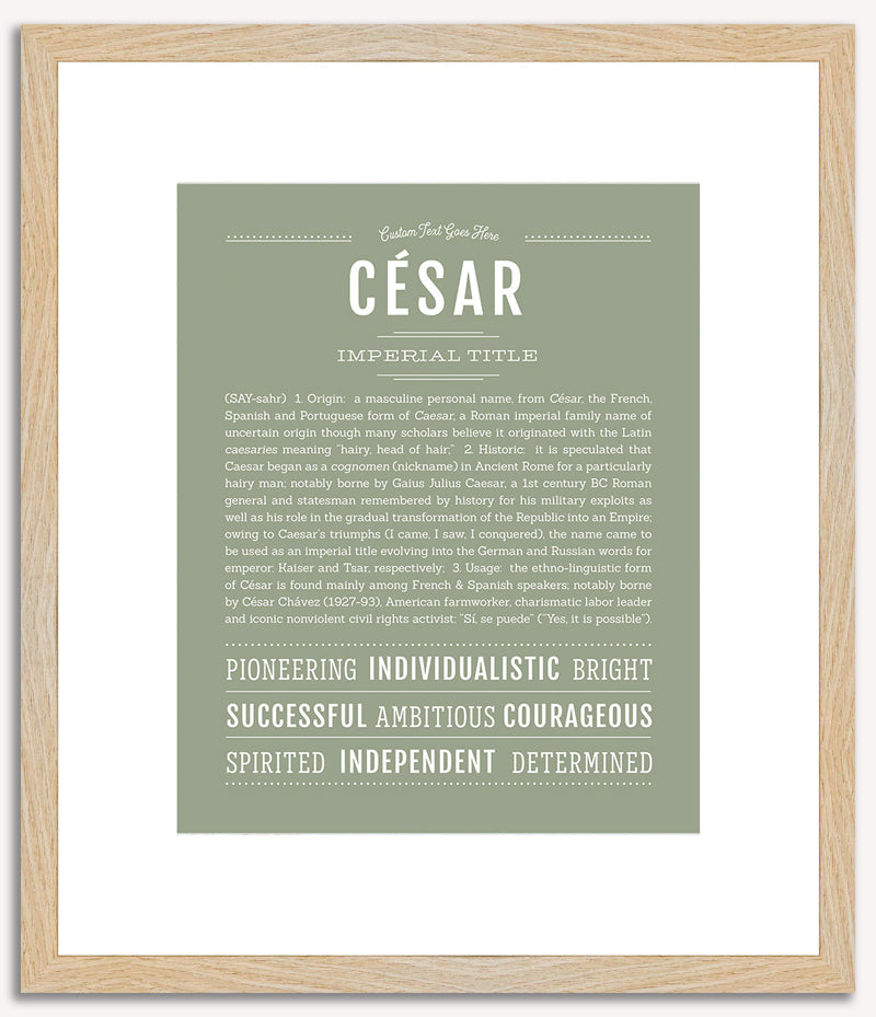 Cesar | Name Art Print