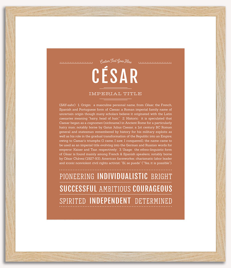 Cesar | Name Art Print