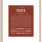 Chace | Name Art Print