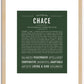 Chace | Name Art Print