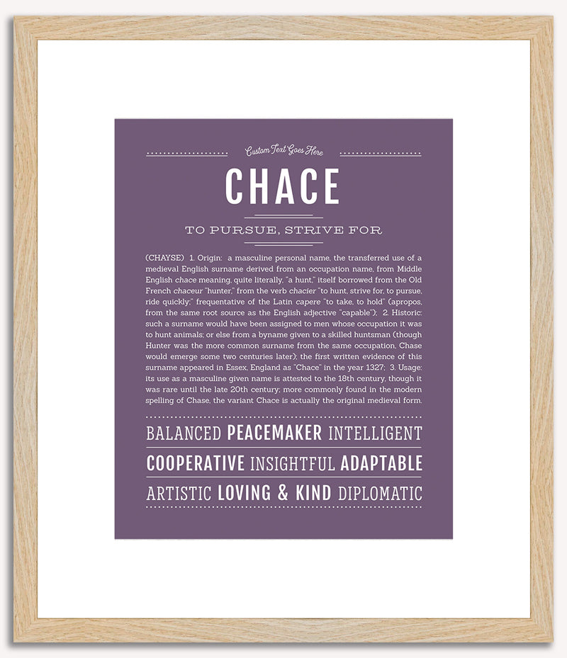 Chace | Name Art Print