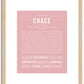 Chace | Name Art Print