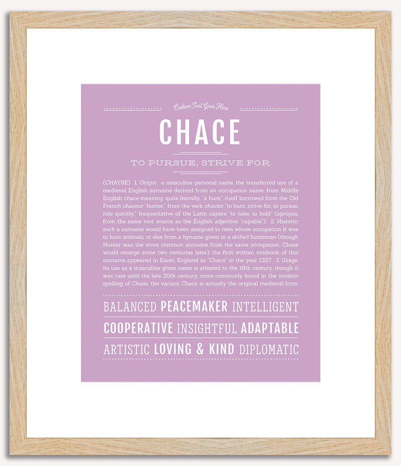 Chace | Name Art Print