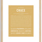 Chace | Name Art Print