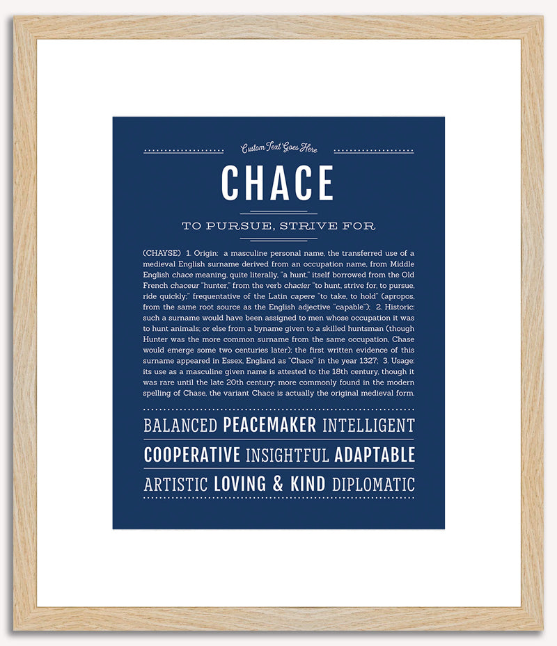 Chace | Name Art Print