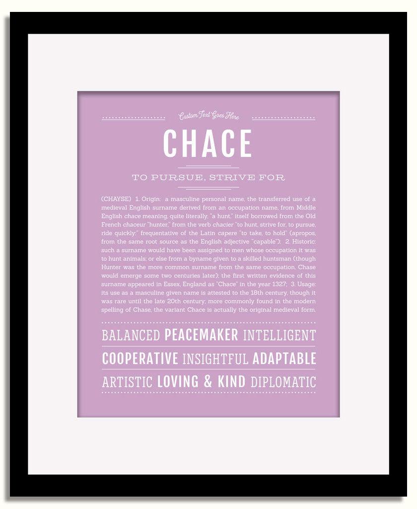 Frame Options | Lilac | Black Frame, Matted