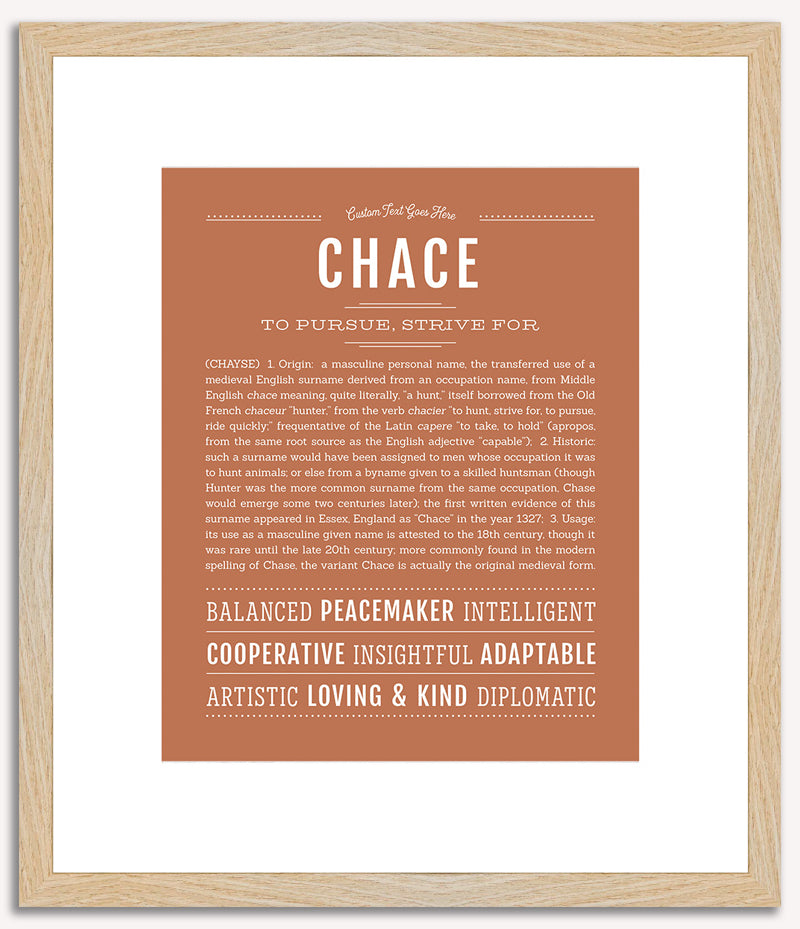 Chace | Name Art Print