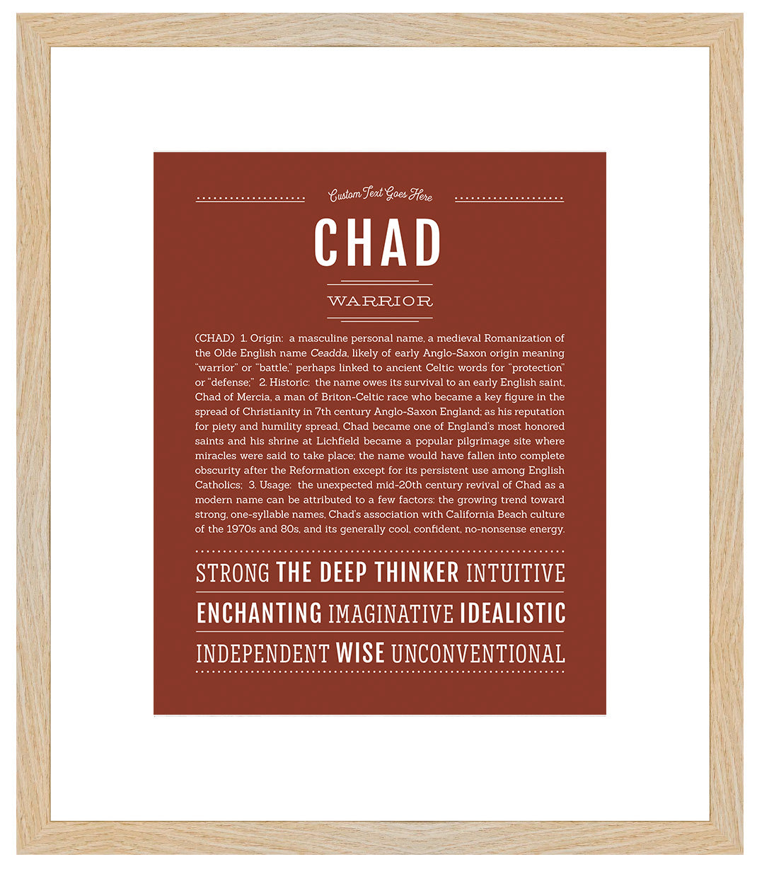 Frame Options | Bordeaux | Maple Frame, Matted