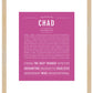 Frame Options | Dark Pink | Maple Frame, Matted