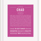 Frame Options | Dark Pink | White Frame, Matted
