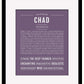 Frame Options | Deep Purple | Black Frame, Matted