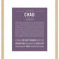 Frame Options | Deep Purple | Maple Frame, Matted