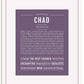 Frame Options | Deep Purple | White Frame, Matted
