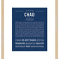 Frame Options | Midnight Blue | Maple Frame, Matted