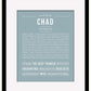 Frame Options | Powder Blue | Black Frame, Matted