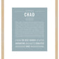 Frame Options | Powder Blue | Maple Frame, Matted